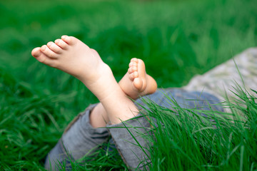 laying in grass © Sarah