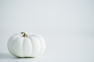 Fresh pumpkin isolated on white background. For Halloween, thanksgiving holiday and Autumn theme - Powered by Adobe