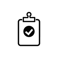 clipboard icon trendy flat design