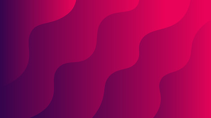 colorful abstract red background , wavy gradient red colors , vector image . 