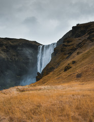 Sk&oacute;gafoss Waterfall, South Iceland