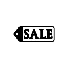 label sale icon in trendy flat style