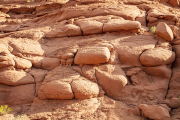 Hard rock turns to sand almost before your eyes in Kodachrome Basin State Park, Utah