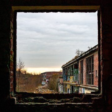 Abrisshaus, Ruine, Industrie