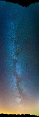 Galaxie Milchstraße Panorama Nachthimmel