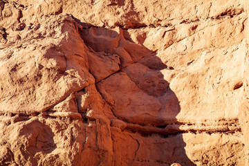 Red slickrock dominates Angel's Palace Trail in Kodachrome Basin State Park, Utah
