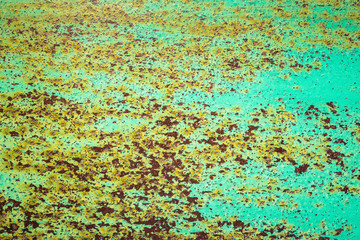 Rusty Green Metal
