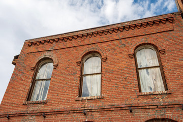 Fototapeta premium abandoned buildings in ghost town of Bodie, California