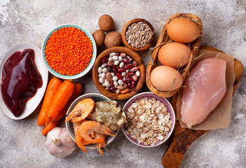 Healthy product sources of zinc.