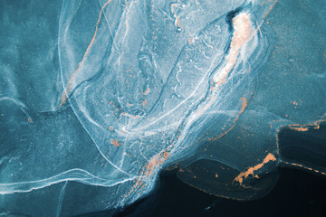 Ink colors are amazingly bright, luminous, translucent, free-flowing, and dry quickly. Abstract artwork. Trendy wallpaper. Natural pattern, luxury. Art for your design project. Transparent creativity.