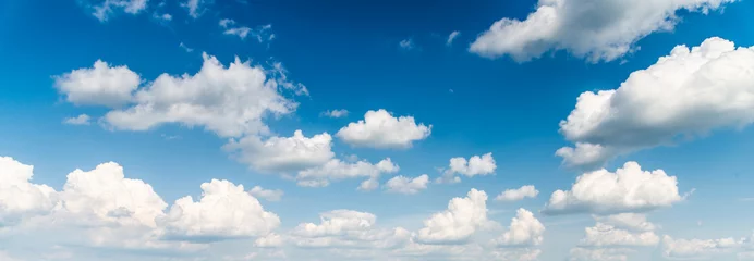 Fotobehang blue sky and clouds background © klagyivik