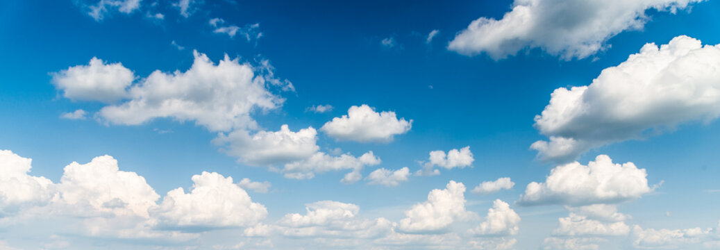 blue sky and clouds background © klagyivik