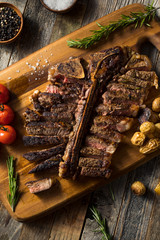 Homemade Grass Fed Cut Up T Bone Steak