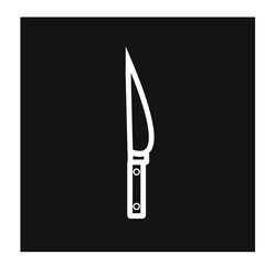 knife simple shapes vector icon