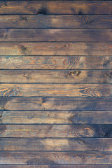 wooden dark brown vertical background with horizontal boards