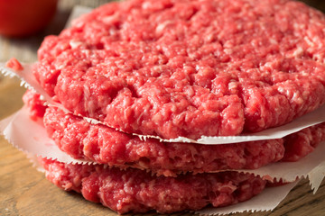 Raw Red Organic Hamuburger Pattys