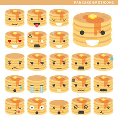 pancake emoticons
