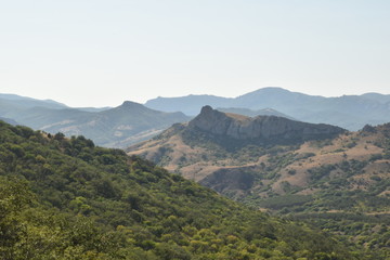 Naklejka premium scenic mountain views