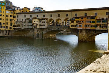 Naklejka premium ponte vecchio in florence