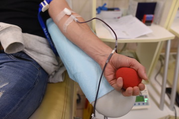 The blood donation