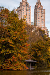 Obraz premium Fall foliage color of Central Park in Manhattan