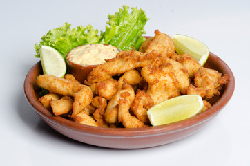 Porção de isca de Frango