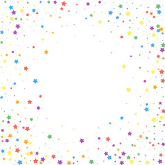 Festive confetti. Celebration stars. Joyous stars 