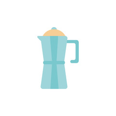 Isolated coffee pot icon flat design