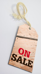 Preisetikett on sale aus Holz