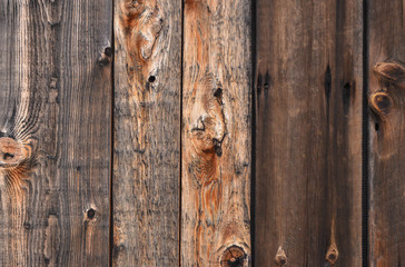 Wooden background, vintage rotten planks that survived on an old 18th century barn, Ohio USA