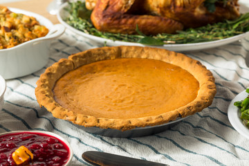 Homemade Thanksgiving Pumpkin PIe