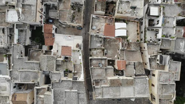 Nardo city near Lecce in Salento aerea in Puglia, Aerial View