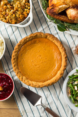 Homemade Thanksgiving Pumpkin PIe
