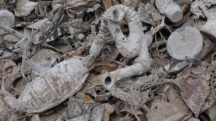 ausgebrannte autoteile