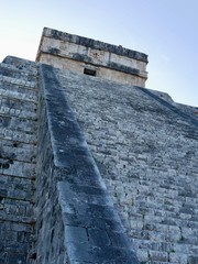 Temple of Chichén Itzá, Mexico stock photo