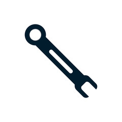 Isolated construction wrench icon vector design