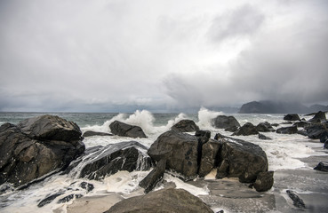 strong wind is blowing