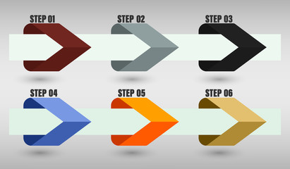 Set of three banners on a light background. eps 10