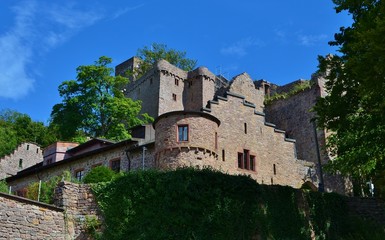 Fototapeta premium view of the old castle in Baden Baden