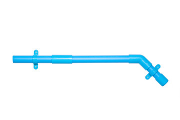 Blue PVC Pipes and Fittings