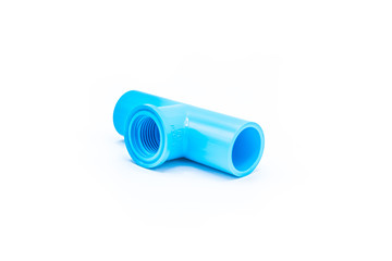 Blue PVC Fittings - Threaded Faucet Tee
