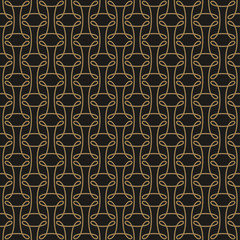 black and brown seamless pattern