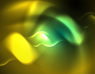 Neon lights vector abstract background