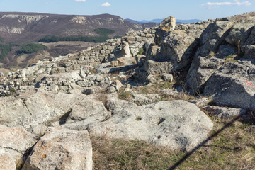 Ruins of The ancient Thracian city of Perperikon, Bulgaria