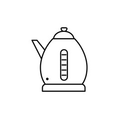 Isolated coffee pot icon line design