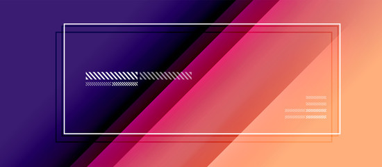 Trendy simple fluid color gradient abstract background with dynamic straight shadow line effect. Vector Illustration For Wallpaper, Banner, Background, Card, Book Illustration, landing page