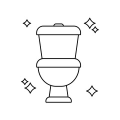 Isolated clean toilet line design