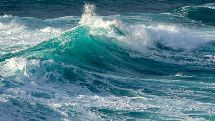 Waves_Crash on to ta Beach in Cornwall_34