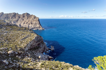 Cap de Formentor peninsula in Mallorca
