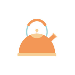 Isolated coffee pot icon flat design